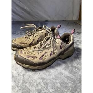 Columbia Womens D Storm Hiking Trail Shoes Brown Purple BL3564-221 Lace Up US 9